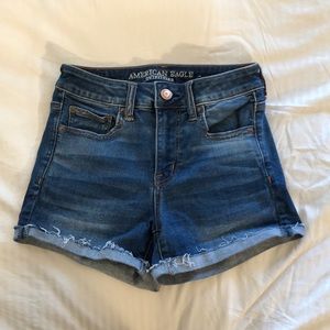 American Eagle Blue Jean Shorts